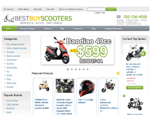 Tablet Screenshot of bestbuyscooter.com